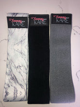 Load image into Gallery viewer, Fabric Resistance Band Set with Non-Slip Grip &amp; Mesh Carrying Bag
